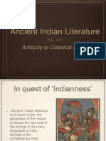 Ancient Indian Literature: Antiquity To Classical Period