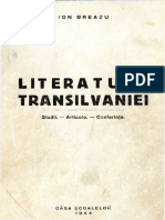 1944 Ion Breazu - Literatura Transilvaniei