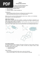 UNIT-4 3D Object Representations Methods