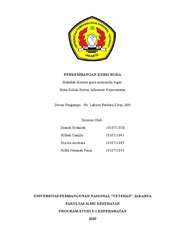 Perkembangan Kursi Roda | PDF