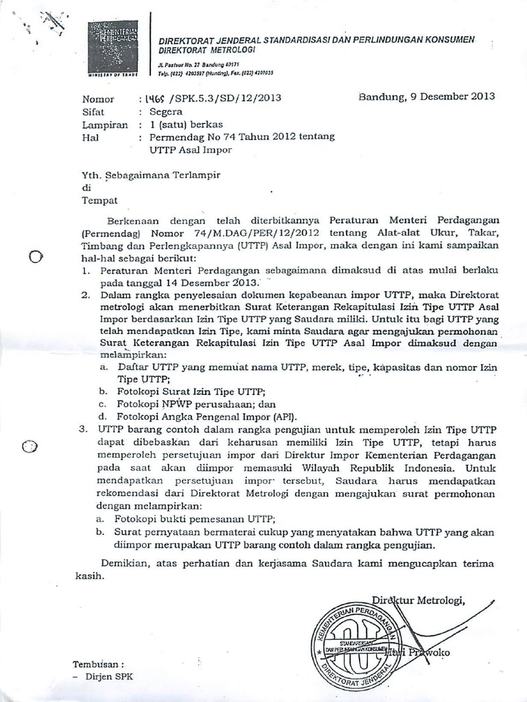Surat Edaran | PDF