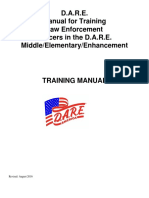 D.A.R.E. Training Manual for Law Enforcement