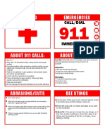 First Aid Emergencies: Call/Dial