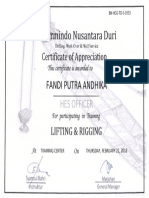 Sertifikat Lifting Rigging PDF