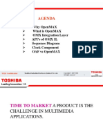 Agenda: Why Openmax What Is Openmax Omx Integration Layer Api'S of Omx Il Sequence Diagram Clock Component Oaf Vs Openmax