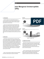 Pengetahuan Dasar Mengenai Uninterruptible Power Supply (UPS)