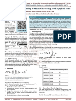 Delivery Feet Data Using K Mean Clustering With Applied SPSS