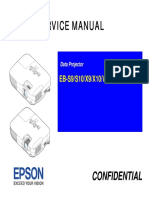Manual de Servico Projetor Epson S9 e Epson S10
