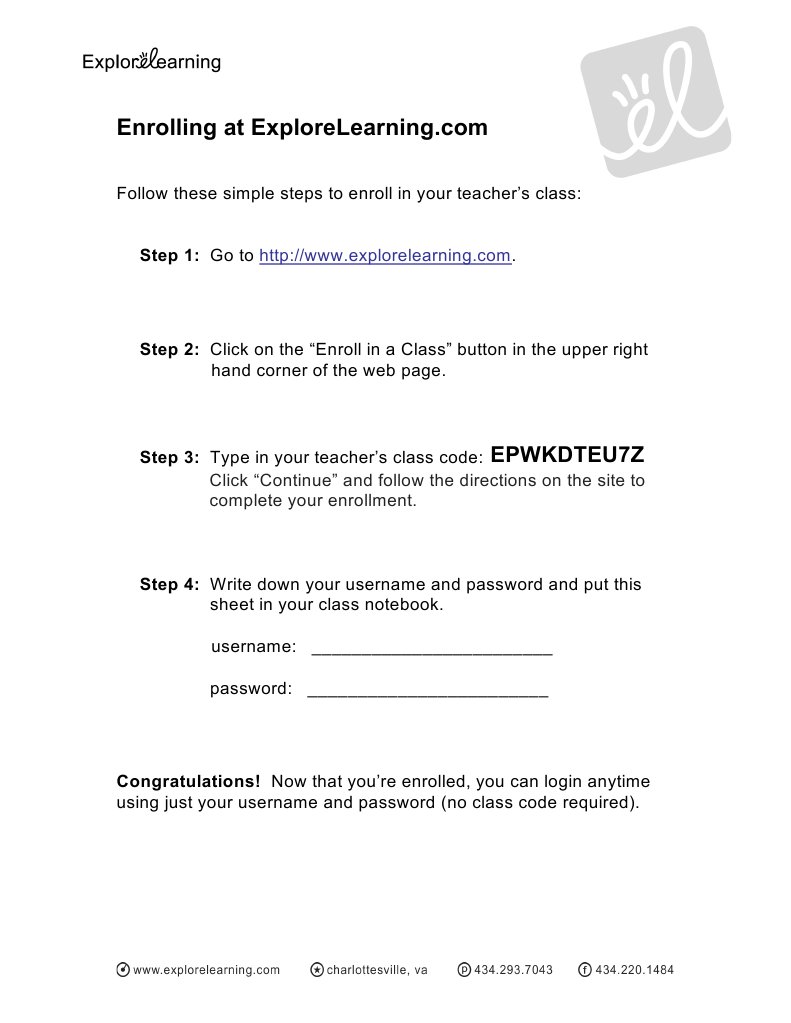 Enrolling in ExploreLearning Classes | PDF | Career & Growth | Business
