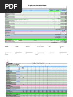 Six Sigma Cost Saving Calculation Form