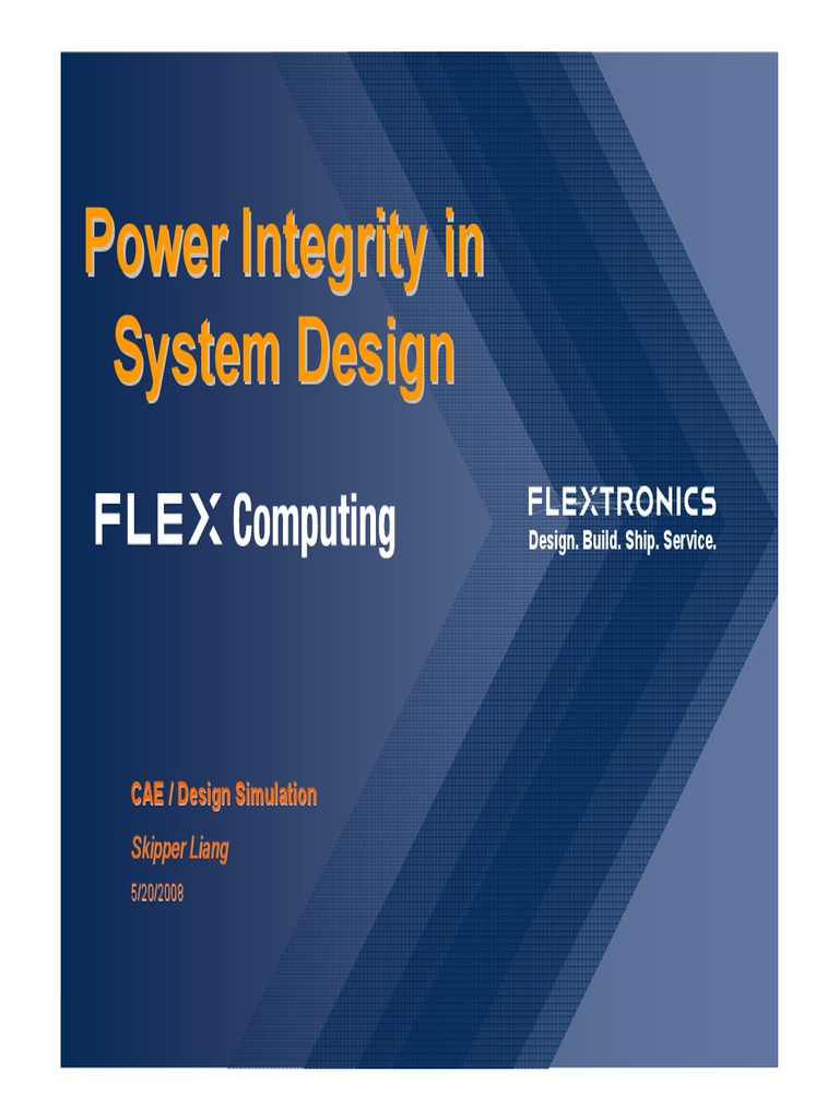 Power Integrity Analysis with Sigrity Tools | PDF | Electrical ...