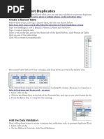 Data Validation Example