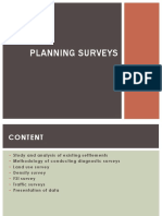 Planning Surveys