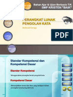 Mengenal Perangkat Lunak Pengolah Kata