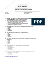 Soal Penilaian Harian Tema 8