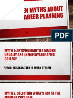 Ten Myths About Career Planning