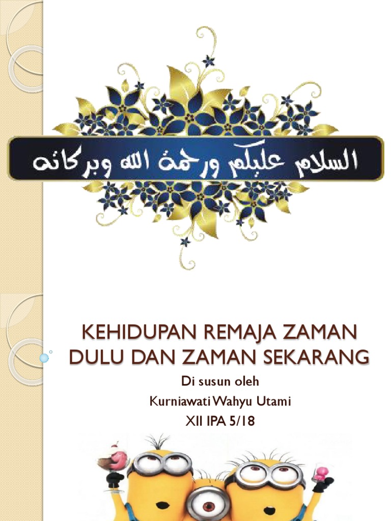Kehidupan Remaja Zaman Dulu Dan Zaman Sekarang Pdf
