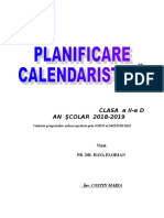 Planificare Clasa A II-a