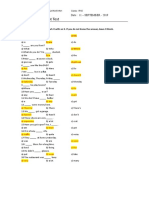 English Placement Test: NPM: 201943500351 Date: 11 - SEPTEMBER - 2019