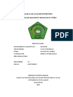 Makalah Analisis Instrumen NMR