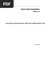 Tryton Documentation: Release 4.8