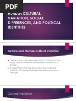 Cultural Variation and Social Differences | PDF | Race (Human ...