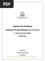 AAP - Recomendações de Matemática - 1ª Série Do Ensino Médio (1)