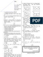 Soal Himpunan Kelas VII