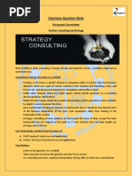 Interview Question Bank - Consulting & Strategy