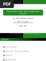 Lecture01 ADT DS Algorithm Analysis