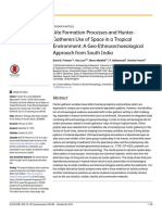 Site Formation Processes and Hunter-Gatherers Use of Space in A Tropical Environment: A Geo-Ethnoarchaeological Approach From South India