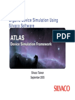 Organic Device Simulation Using Silvaco Software