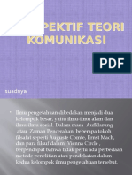 Teori Perspektif Komunikasi