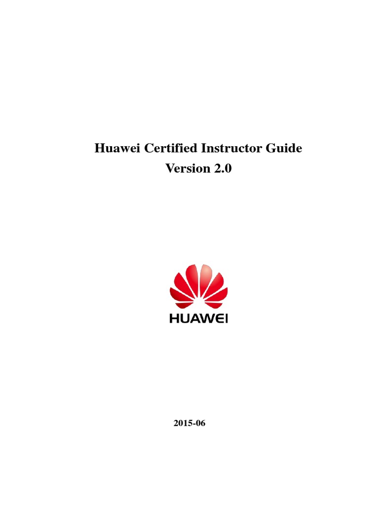 2-1-1 Huawei Certified Academy Instructor Guide | Test (Assessment ...