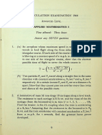 1964 AL Applied Mathematics Paper 1, 2