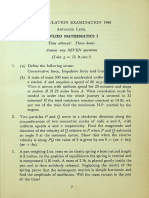 1960 AL Applied Mathematics Paper 1, 2