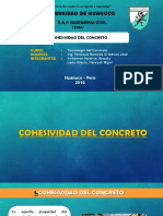 Cohesividad Del Concreto