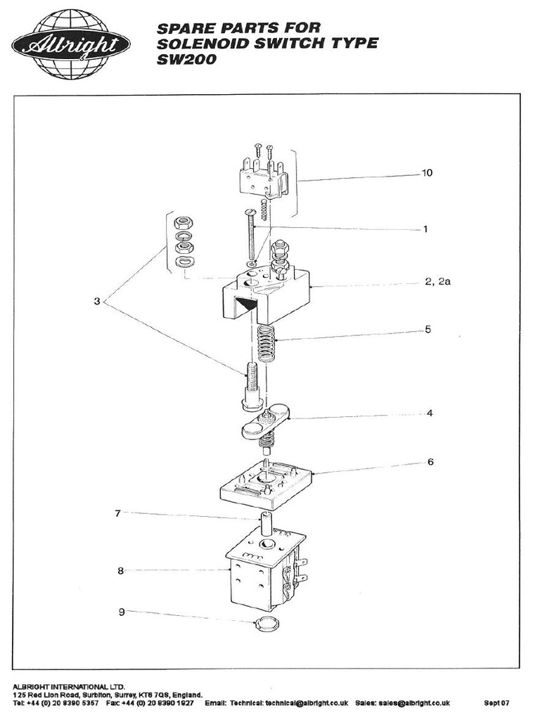 SW200 Spare Kit | PDF