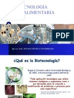 Biotecnología Agroalimentaria: Ing. Lic. M.Sc. Roxana Trujillo Valderrama