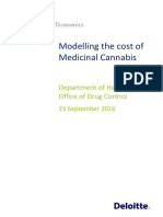 Modelling Cost Medicinal Cannabis Dae 1609