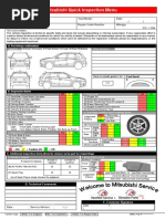 Pre-Delivery Inspection Checklist | PDF | Steering | Brake