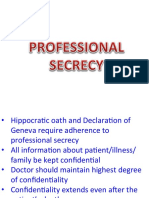 11 - Professional Secrecy