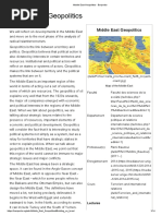 Middle East Geopolitics - Baripedia PDF