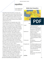 Middle East Geopolitics - Baripedia PDF
