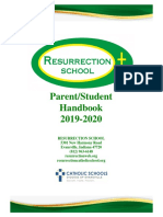 Resurrection School Handbook 2019 2020