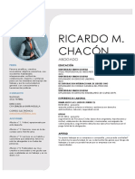 Hoja de Vida Ricardo Chacon1