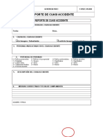 Reporte de Cuasi Accidente F-Hsec-Hs-004