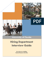 Hiring Dept Interview Guide