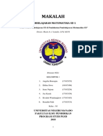 Teori Dan Pendekatan Pembelajaran Matematika SD