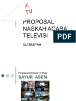 Proposal Naskah Acara Televisi